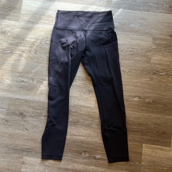Lululemon Black Align Leggings 28” Size 8 - Picture 2 of 4